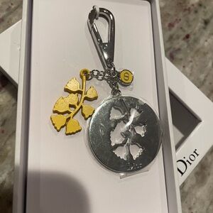 Dior Lily of the Valley Charm Key Holder
